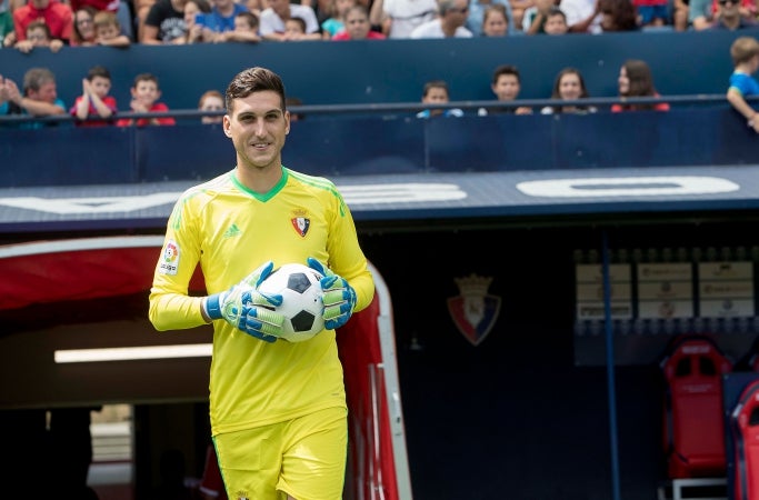 Sergio Herrera: "Siempre hay un trabajo detrás de un penalti parado" Sergio Herrera: "Siempre hay un trabajo detrás de un penalti parado"