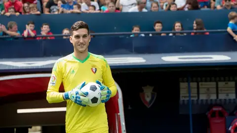 Sergio Herrera, portero del Osasuna Sergio Herrera, portero del Osasuna