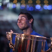 Rafa Nadal, feliz
