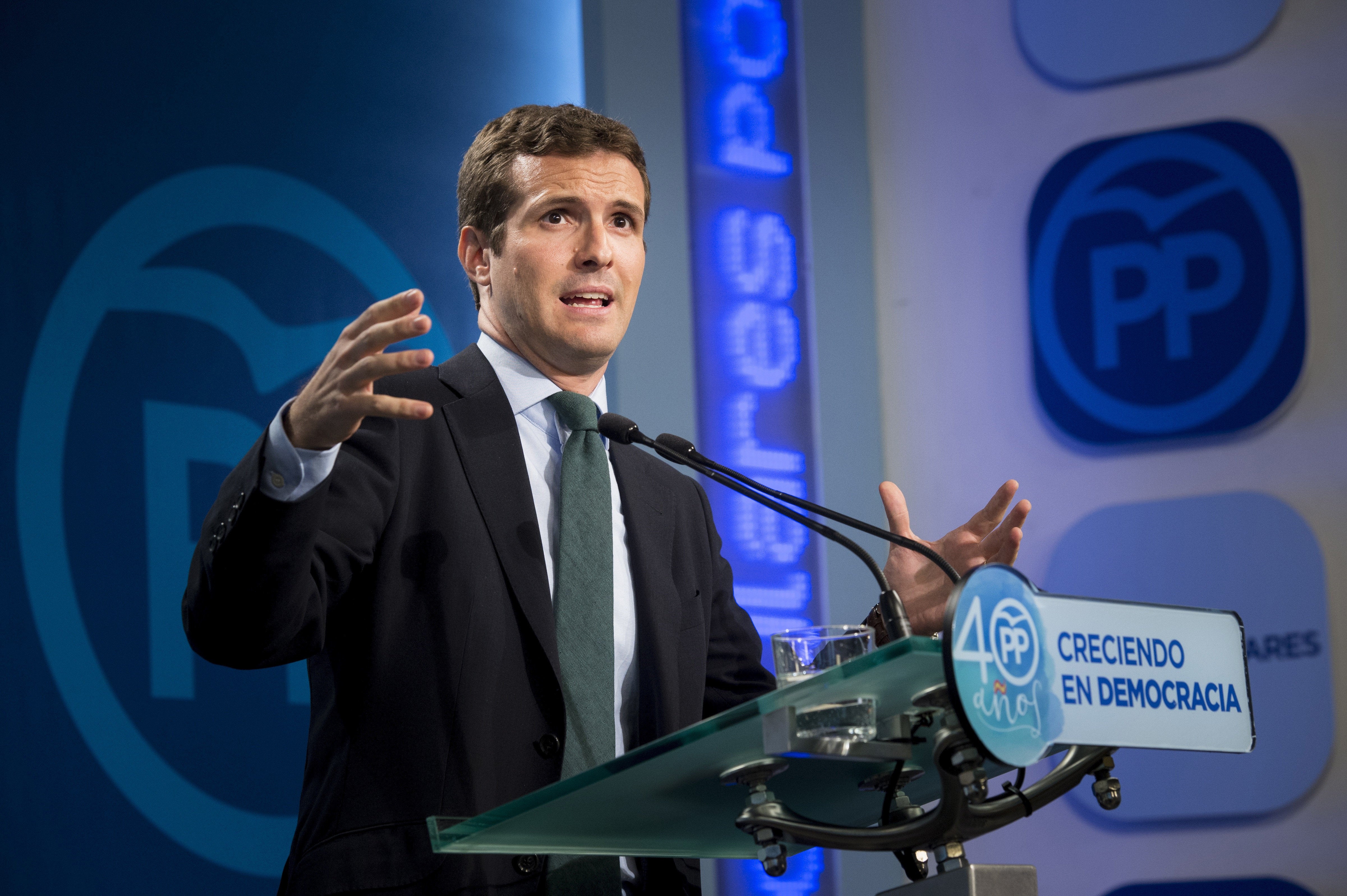 Pablo Casado advierte a Puigdemont de que si sigue adelante puede acabar en prisión como Companys Pablo Casado advierte a Puigdemont de que si sigue adelante puede acabar en prisión como Companys