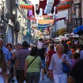 La calle Mayor de Alcalá en la Semana Cervantina