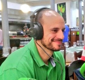 Carlos Jiménez, secretario técnico de Unicaja en la Taberna Cantarrana Carlos Jiménez, secretario técnico de Unicaja en la Taberna Cantarrana