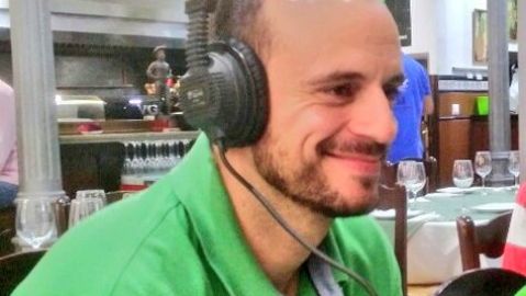 Carlos Jim&eacute;nez, secretario t&eacute;cnico de Unicaja en la Taberna Cantarrana