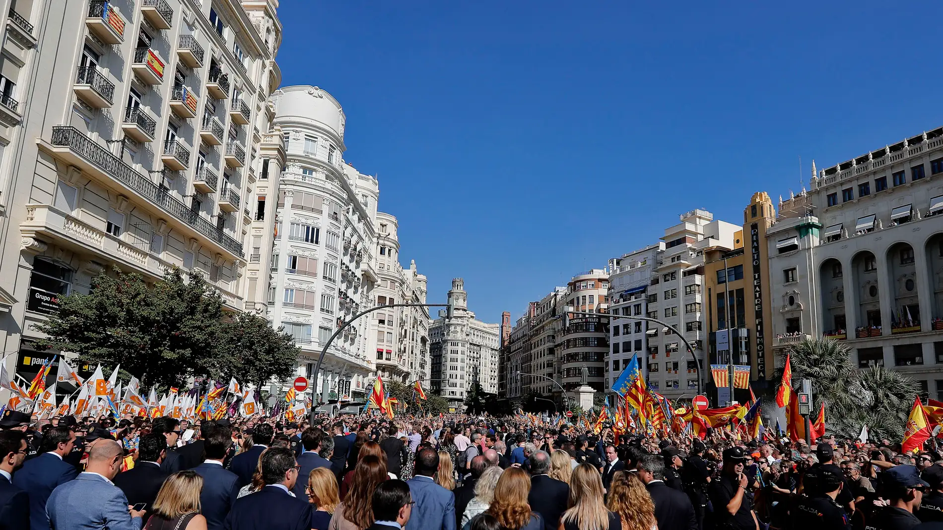 Procesión cívica del 9 de octubre en Valencia
