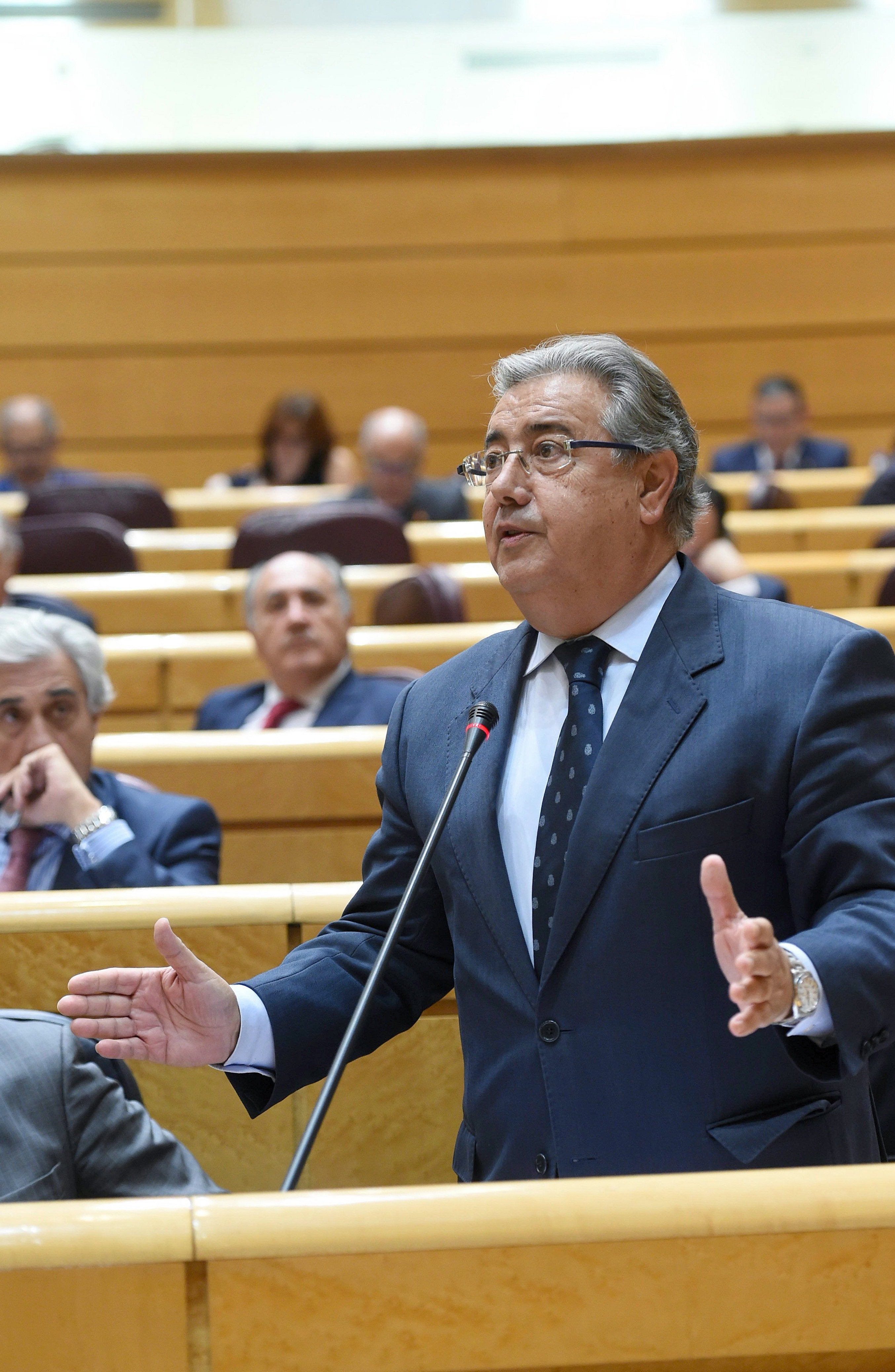 Zoido dice que el compromiso de acoger refugiados sigue en pie pese al fin de plazo Zoido dice que el compromiso de acoger refugiados sigue en pie pese al fin de plazo