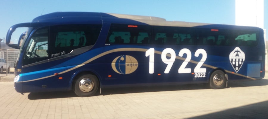 El nuevo autobús del Castellón El nuevo autobús del Castellón