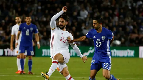 Isco, en el partido ante Israel Isco, en el partido ante Israel