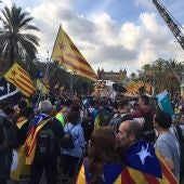 Concentración frente al Parlament de Cataluña