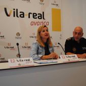 La regidora de Seguretat Ciutadana Silvia Gómez i l´inspector José Luis de Yago han presentat la 31 edició de la campanya d´Educació Viària. 