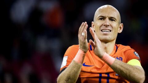 Robben, tras el partido contra Suecia