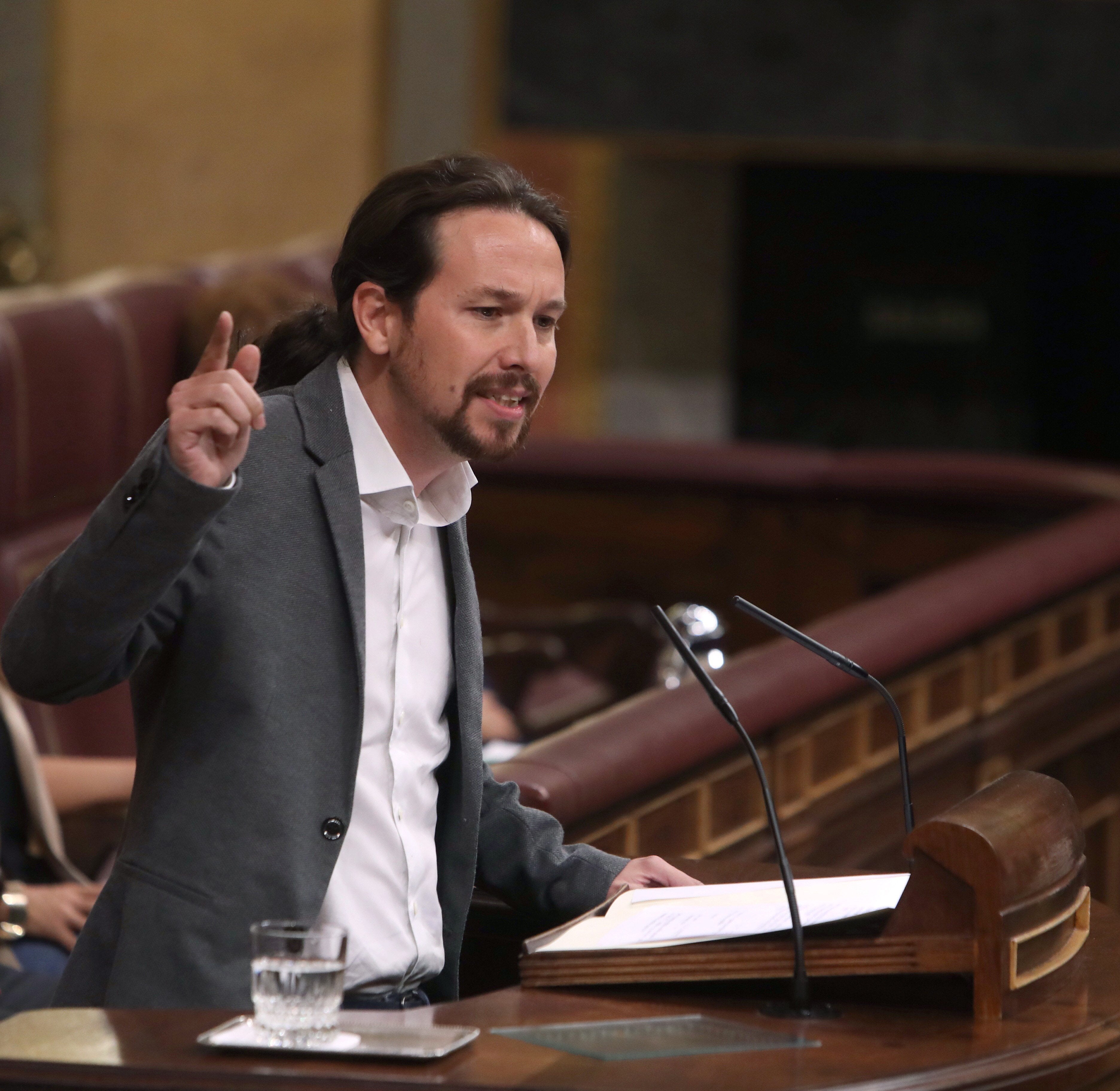 Iglesias exige al PP que "vuelva a la legalidad y pida perdón por robar" Iglesias exige al PP que "vuelva a la legalidad y pida perdón por robar"