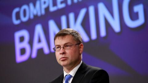 Valdis Dombrovskis, vicepresidente de la Comisi&oacute;n Europea