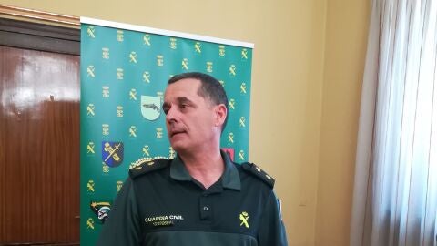 El Teniente Coronel Ram&iacute;rez, jefe de la Comandancia de la Guardia Civil en Segovia