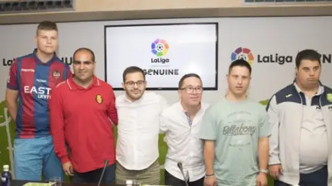 El proyecto solidario en la Liga Genuine. El proyecto solidario en la Liga Genuine.