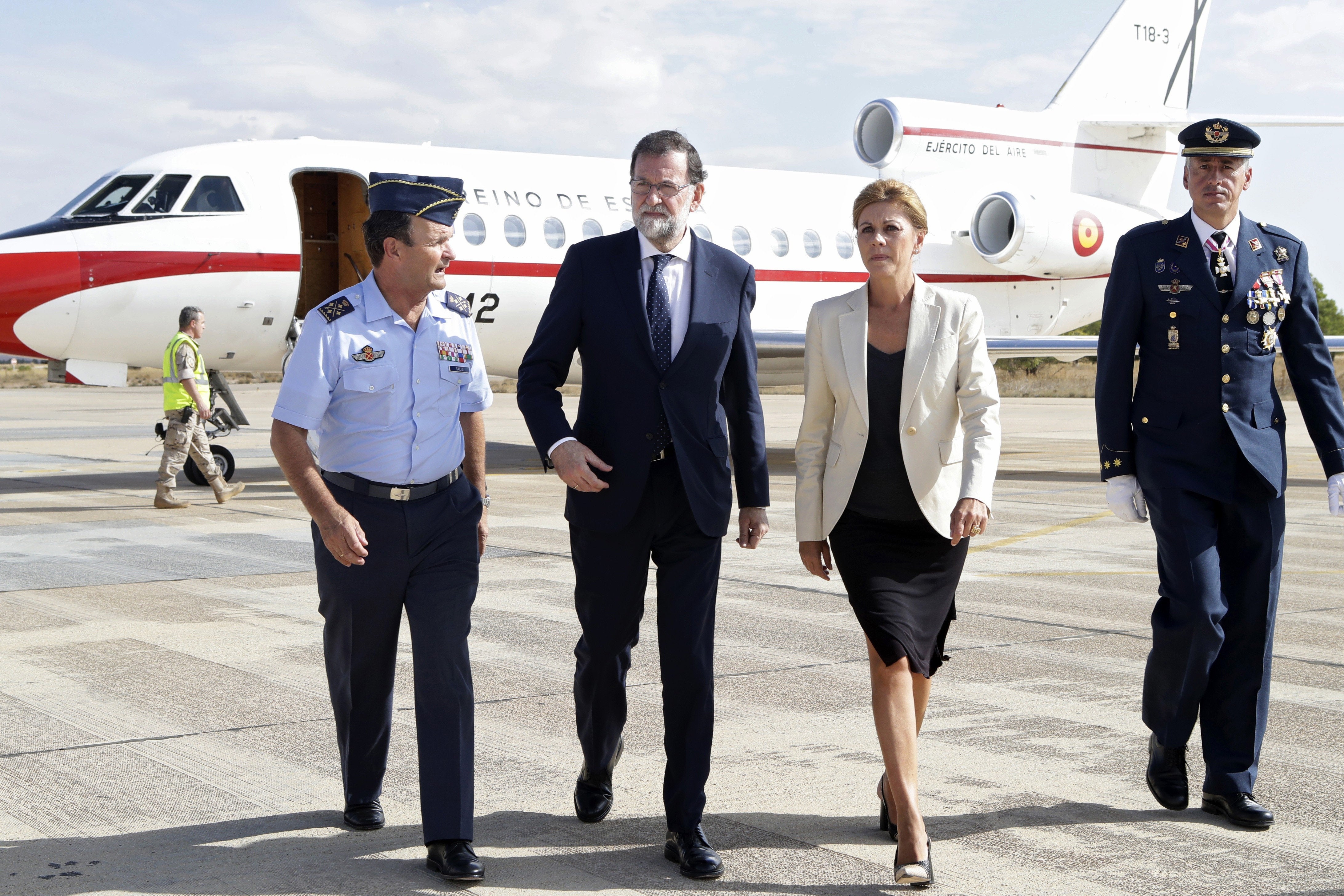 Rajoy transmite solidaridad y afecto a los familiares del piloto fallecido Rajoy transmite solidaridad y afecto a los familiares del piloto fallecido