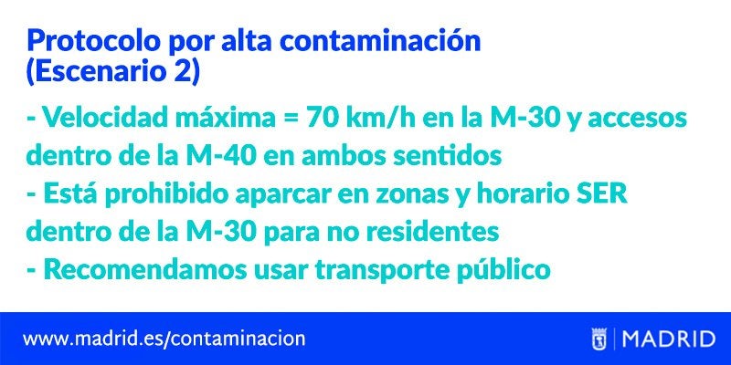 Madrid mantiene este sábado la prohibición de aparcar en la zona SER a los no residentes por contaminación Madrid mantiene este sábado la prohibición de aparcar en la zona SER a los no residentes por contaminación