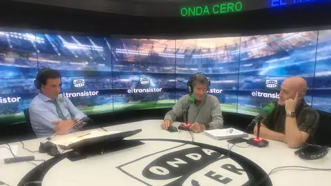 Carlos Soria en El Transistor junto a Sebas Álvaro y José Ramón de La Morena Carlos Soria en El Transistor junto a Sebas Álvaro y José Ramón de La Morena