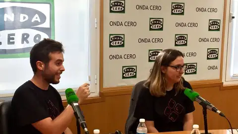 Quim Motger y Elena Ruiz, los organizadores del Hackathon Quim Motger y Elena Ruiz, los organizadores del Hackathon