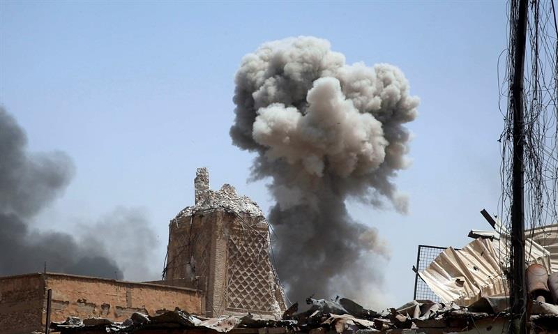 Destruido en un bombardeo el hospital construido bajo tierra en Siria Destruido en un bombardeo el hospital construido bajo tierra en Siria