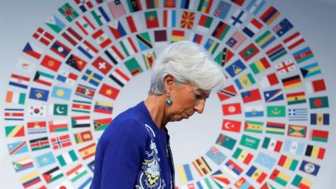 La directora gerente del Fondo Monetario Internacional (FMI), Christine Lagarde