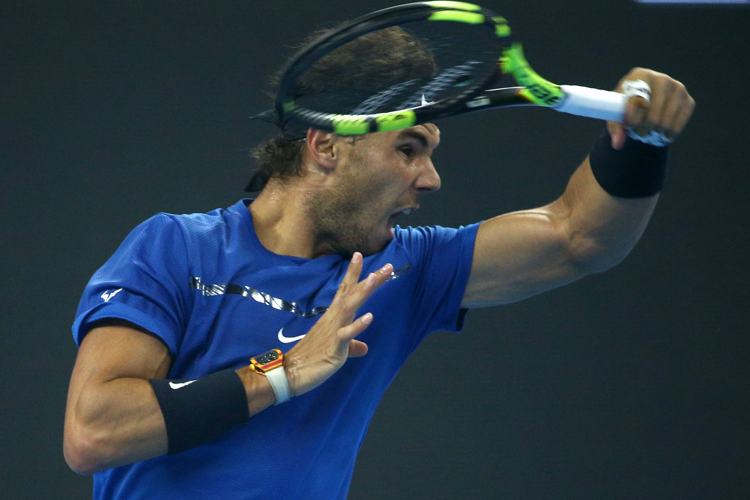 Nadal doblega a un potente Dimitrov y se enfrentará a Cilic en semifinales de Shanghái Nadal doblega a un potente Dimitrov y se enfrentará a Cilic en semifinales de Shanghái