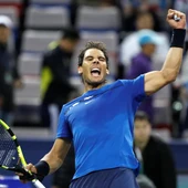 Rafa Nadal celebra con orgullo una victoria en el Masters de Shanghái Rafa Nadal celebra con orgullo una victoria en el Masters de Shanghái