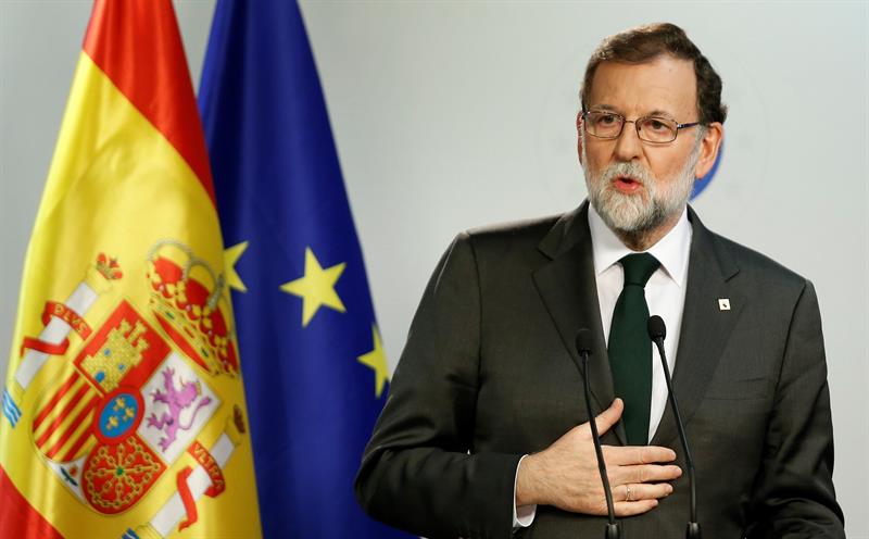 Rajoy agradece el apoyo "lógico" de la UE a su respuesta a la situación en Cataluña Rajoy agradece el apoyo "lógico" de la UE a su respuesta a la situación en Cataluña