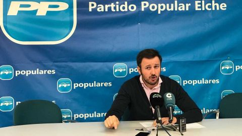 Pablo Ruz, presidente del PP de Elche