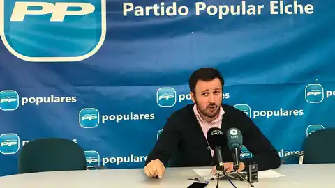 Pablo Ruz, presidente del PP de Elche Pablo Ruz, presidente del PP de Elche