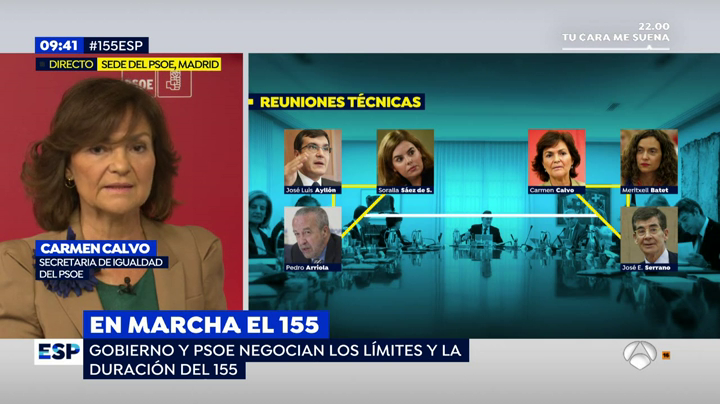 El PSOE dice que las medidas del 155 pactadas con el Gobierno podrían afectar a los Mossos y a TV3 El PSOE dice que las medidas del 155 pactadas con el Gobierno podrían afectar a los Mossos y a TV3