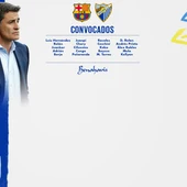 Convocatoria del Barcelona - Málaga Convocatoria del Barcelona - Málaga