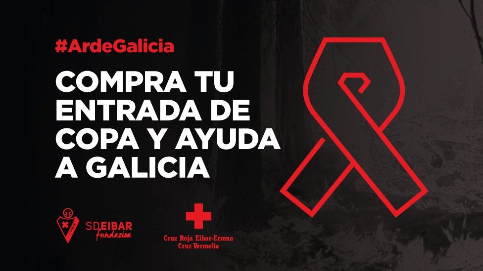 El Eibar donará la taquilla íntegra del partido ante el Celta a los afectados por los incendios en Galicia El Eibar donará la taquilla íntegra del partido ante el Celta a los afectados por los incendios en Galicia