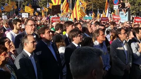 Manifestaci&oacute;n en Barcelona por la liberaci&oacute;n de 'los Jordis'