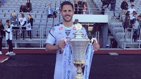&Aacute;lvaro Montejo, jugador de f&uacute;tbol en Reikiavik