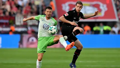 Ignacio Camacho, en un partido con el Wolfsburgo. Ignacio Camacho, en un partido con el Wolfsburgo.