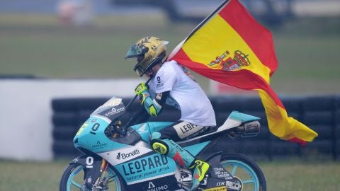 Joan Mir, campe&oacute;n del mundo de Moto3