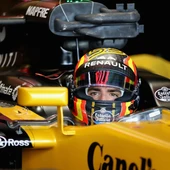 Carlos Sainz, a bordo del Renault Carlos Sainz, a bordo del Renault