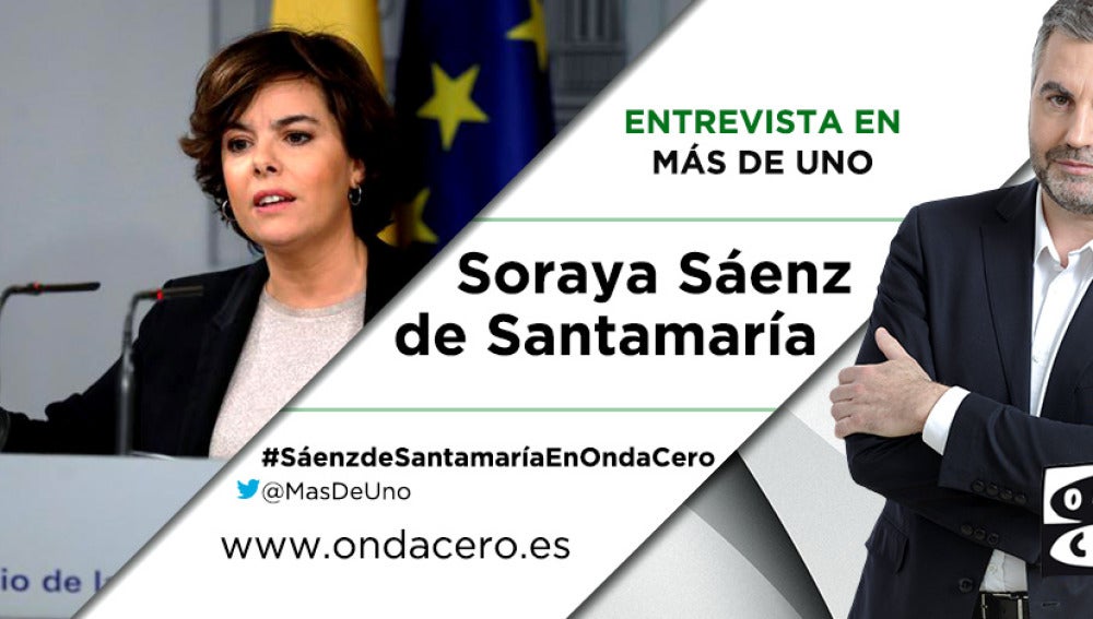 Soraya Sáenz de Santamaría en Más de Uno