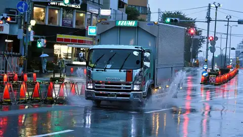 Tifón en Japón Tifón en Japón