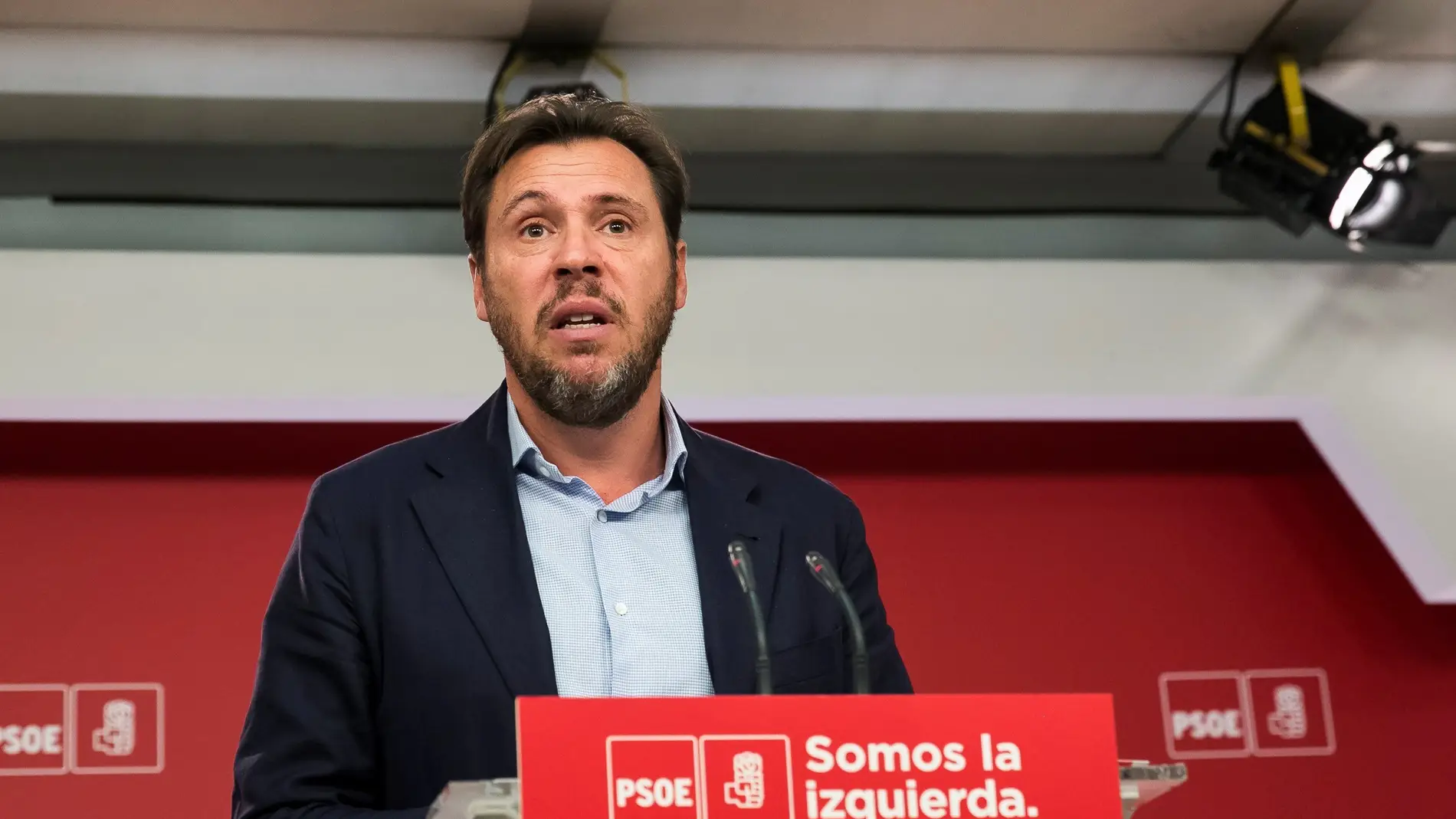 El portavoz de la Ejecutiva Federal del PSOE, Óscar Puente