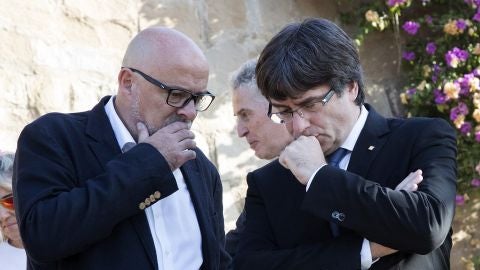 Llu&iacute;s Corominas y Carles Puigdemont