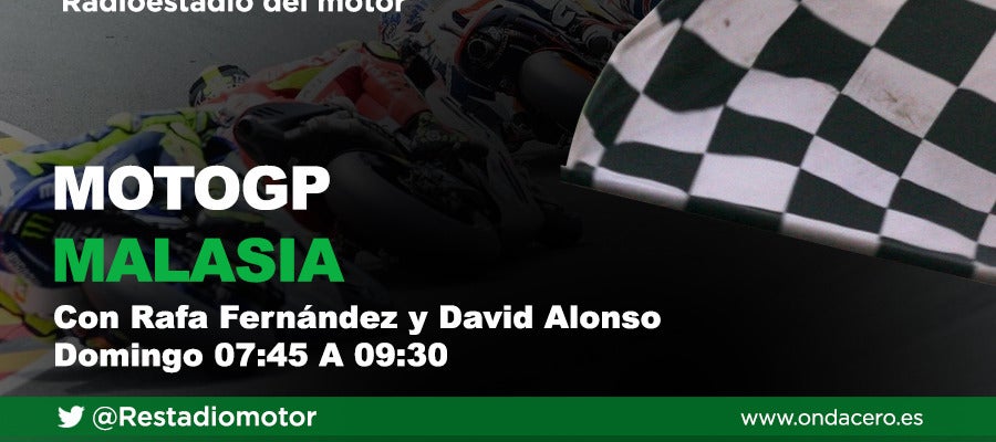 Gran Premio de Malasia de Moto GP en Radioestadio del motor Gran Premio de Malasia de Moto GP en Radioestadio del motor