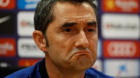 Valverde en rueda de prensa Valverde en rueda de prensa