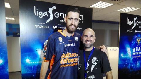 Joan Sastre junto a David Camps