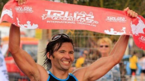 V&iacute;ctor Teni, durante una competici&oacute;n