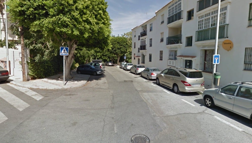 Calle de Torremolinos (Málaga) donde se produjo el apuñalamiento
