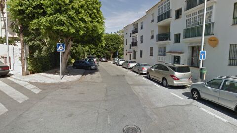 Calle de Torremolinos (M&aacute;laga) donde se produjo el apu&ntilde;alamiento