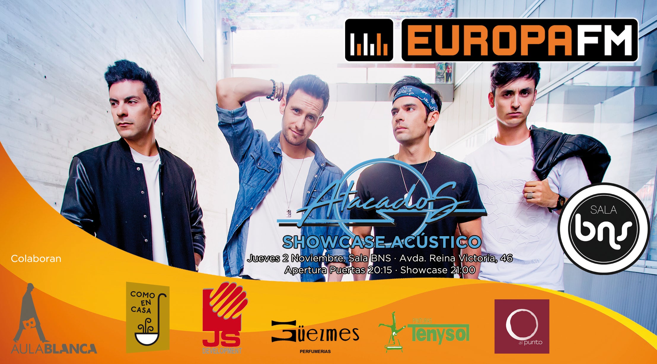 Europa FM te invita al showcase exclusivo con Atacados en Santander Europa FM te invita al showcase exclusivo con Atacados en Santander