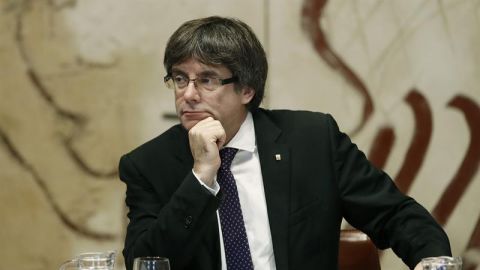El presidente de la Generalitat, Carles Puigdemont
