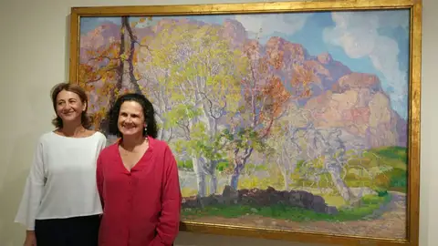 Las comisarias Margalida Pérez-Villegas y Sílvia Pizarro Caixa Fórum